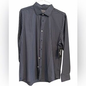 NWT RHONE Men's State of Mind Slim Fit Shirt-Large